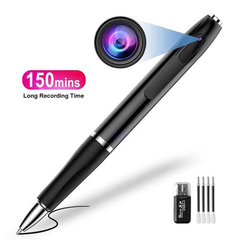 pen camera with audio|pen with microphone and camera.